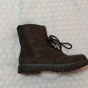 Torrid Wide fit Brown Military  Boots Size 10W